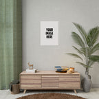 Rolled Poster Print – Custom Your Image Here Wall Art (High‑Quality Rolled Poster)