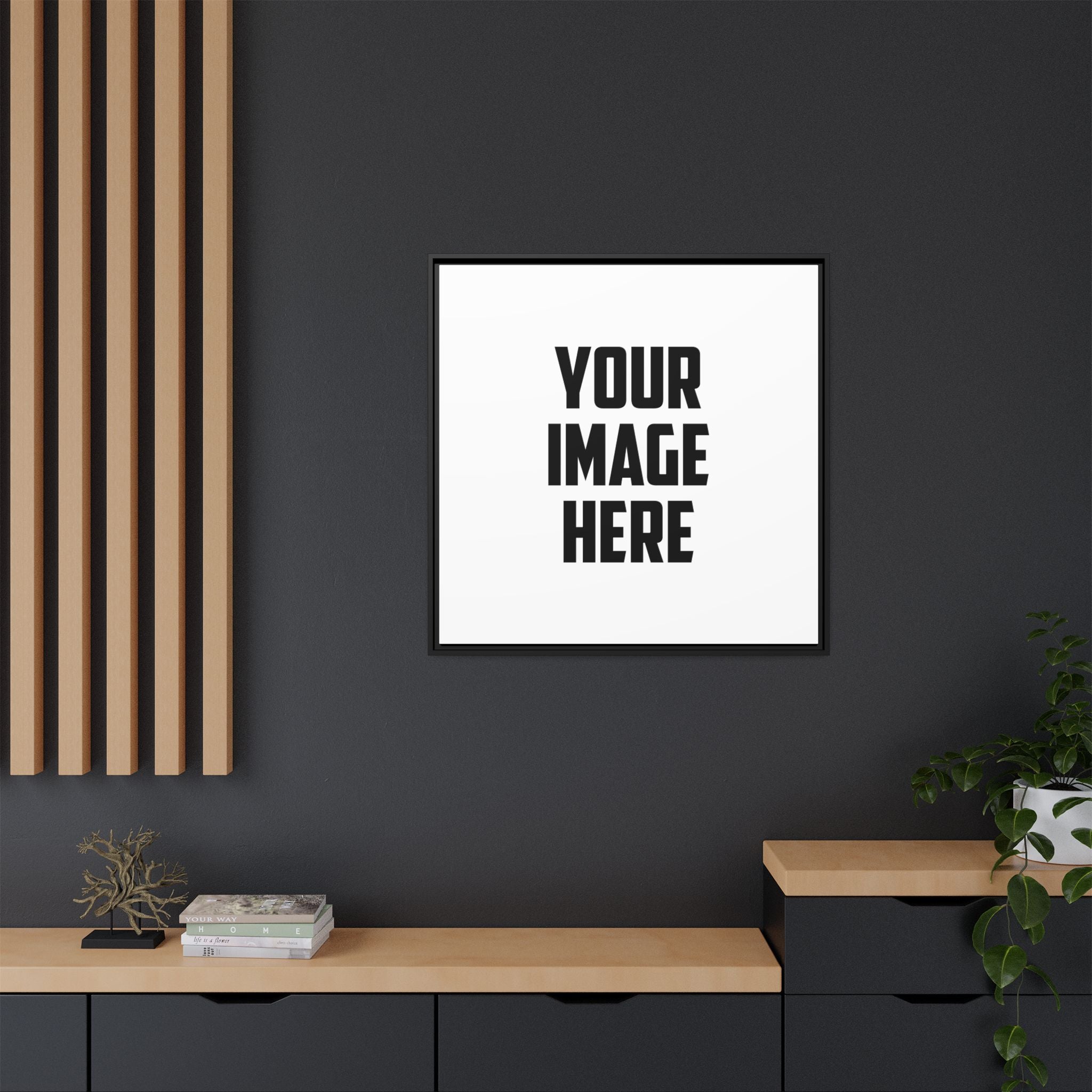 Matte Canvas, Framed (Multi-color)