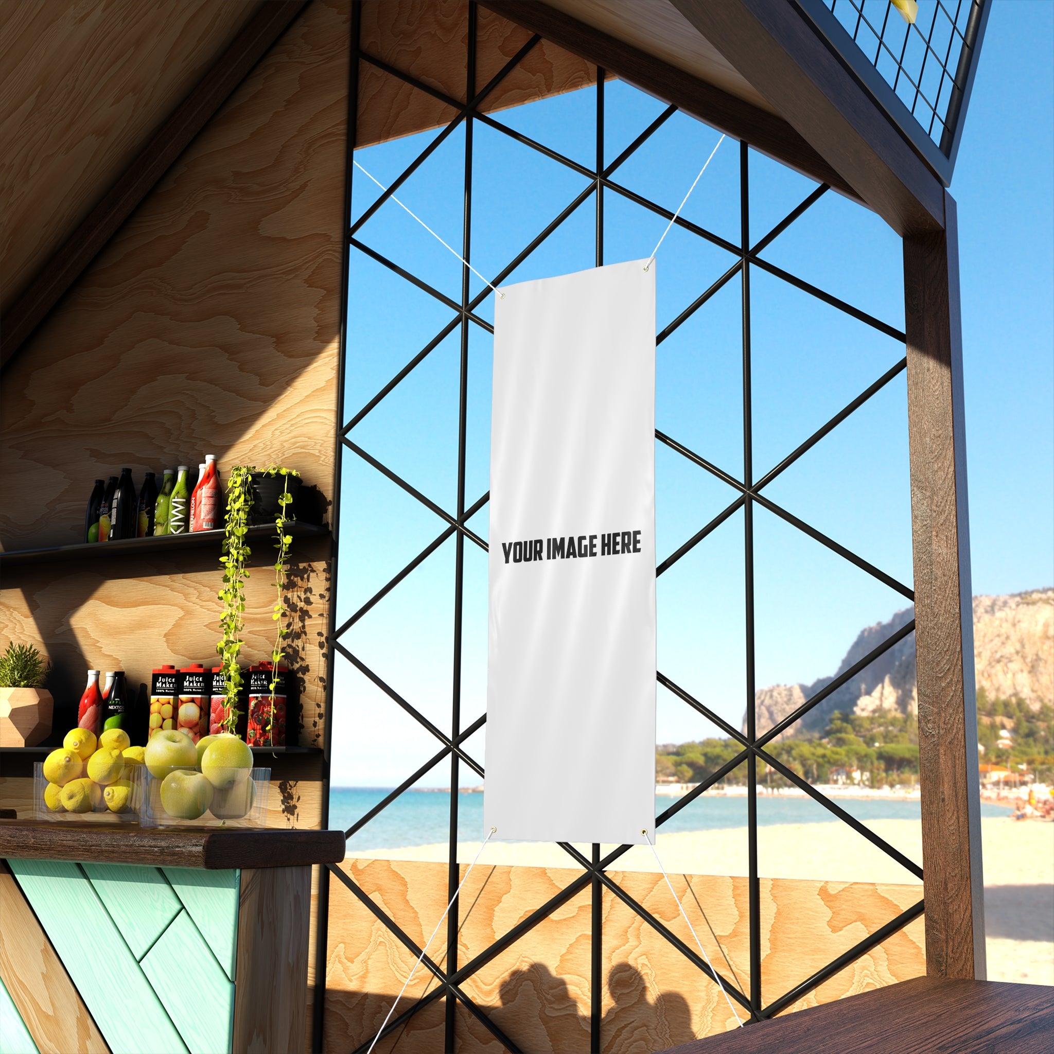 Custom Matte Banner - Personalized Outdoor/Indoor Sign (Your Image Here)