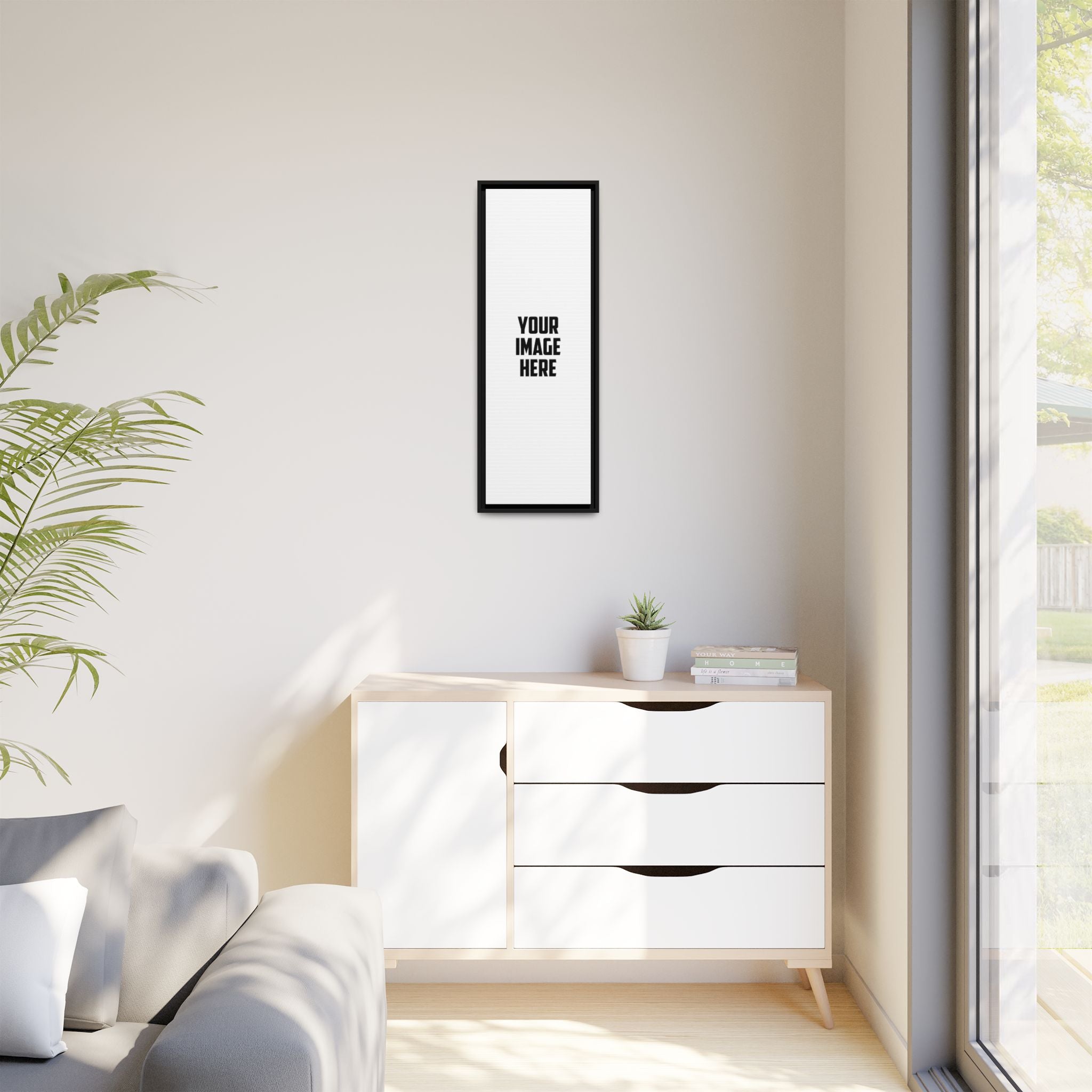 Matte Canvas, Framed (Multi-color)