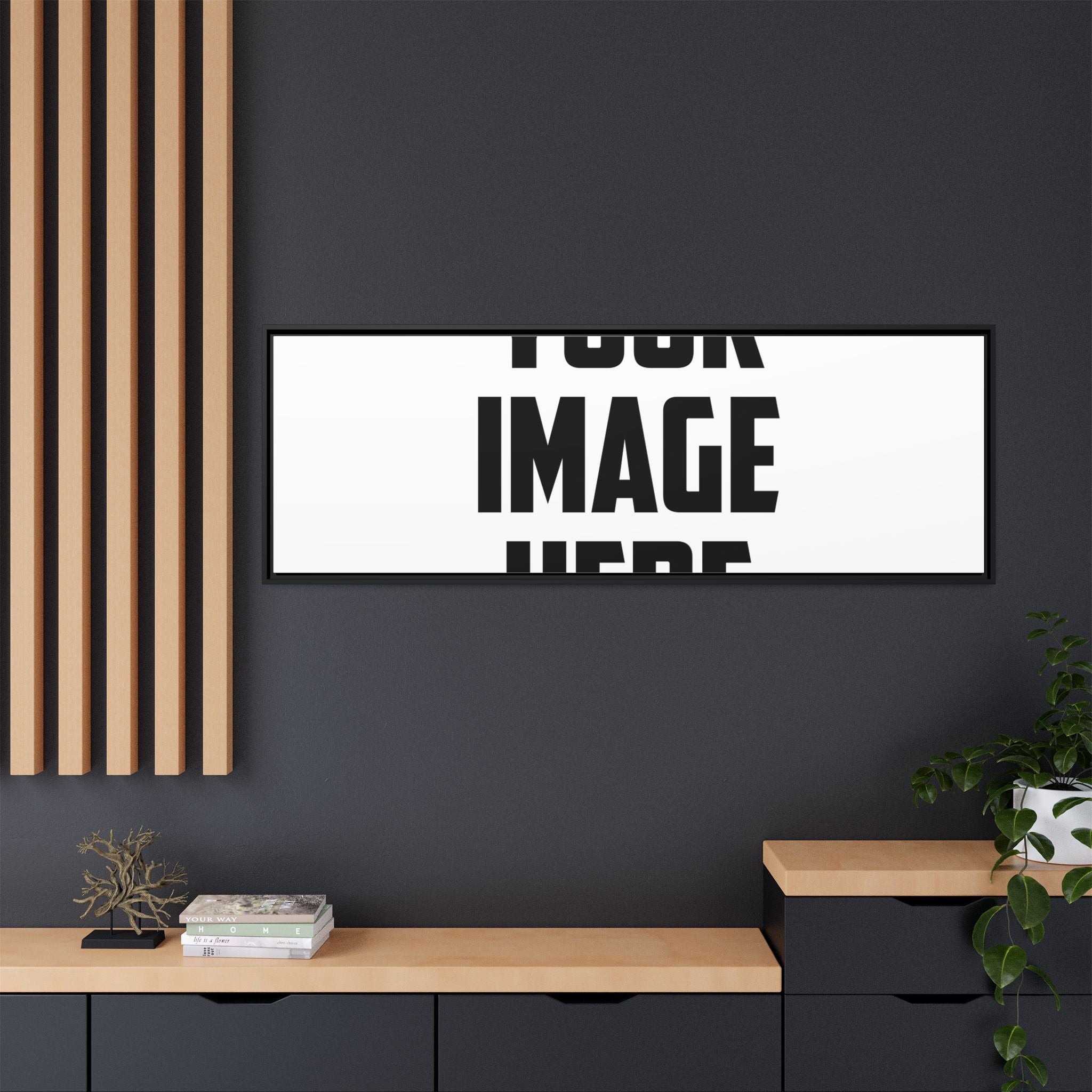 Matte Canvas, Framed (Multi-color)