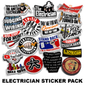 Electrican Sticker Pack - Rising Sun Decals - Electrican Sticker Pack
