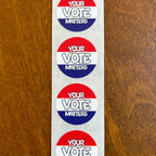 Your Vote Matters Stickers - Rising Sun Decals - Your Vote Matters Stickers