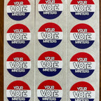 Your Vote Matters Stickers - Rising Sun Decals - Your Vote Matters Stickers