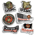 USMC Marine Corps Sticker Pack - Rising Sun Decals - USMC Marine Corps Sticker Pack