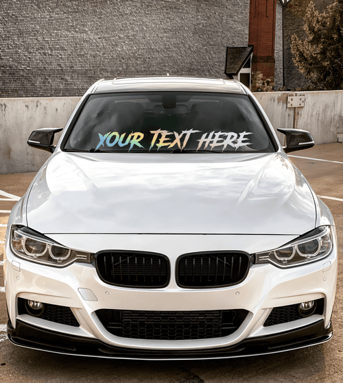 Build Your Own Windshield Banner - Rising Sun Decals - Build Your Own Windshield Banner
