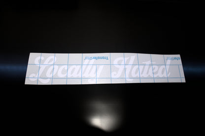 Car Sticker/Banner "Locally Hated" Vinyl Decal Windshield Banner