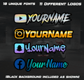 Build Your Own Social Media Decal - Rising Sun Decals - Build Your Own Social Media Decal