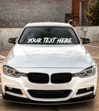 Build Your Own Windshield Banner