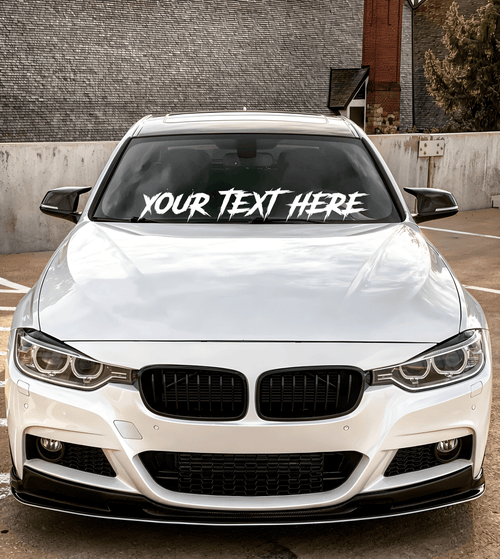 Build Your Own Windshield Banner - Rising Sun Decals - Build Your Own Windshield Banner