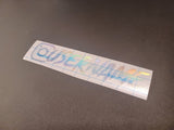 Silver Holographic Custom Instagram Decal Vinyl Sticker