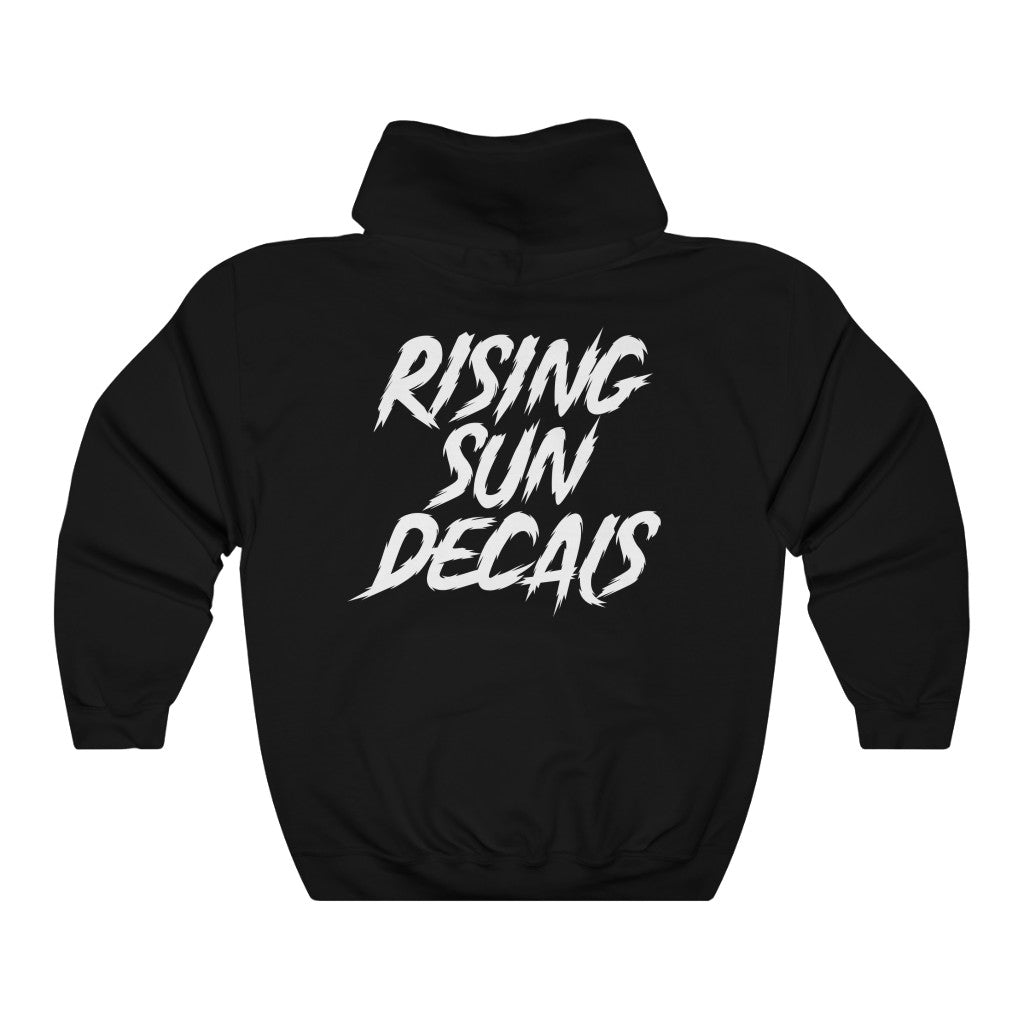 Rising Sun Decals VIP Kanji Hooded Sweatshirt - Rising Sun Decals - Rising Sun Decals VIP Kanji Hooded Sweatshirt