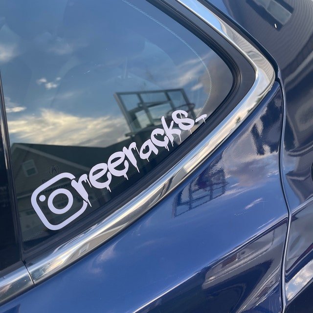 Custom Instagram Decal Vinyl Sticker - Rising Sun Decals - zCustom Instagram Name Vinyl Sticker 6.99 freeshipping - Rising Sun Decals