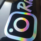 Custom Instagram Decal Vinyl Sticker - Rising Sun Decals - zCustom Instagram Name Vinyl Sticker 6.99 freeshipping - Rising Sun Decals