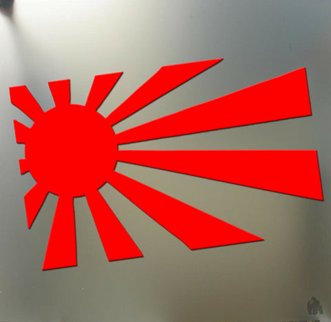 Rising Sun Flag Vinyl Decal